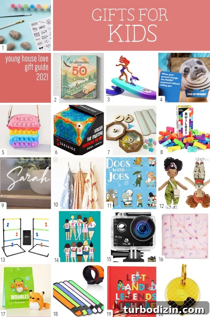2021 Holiday Gift Guide: Top Picks for Every Recipient 4 Young House Love Holiday Gifts for Kids Collage 2021