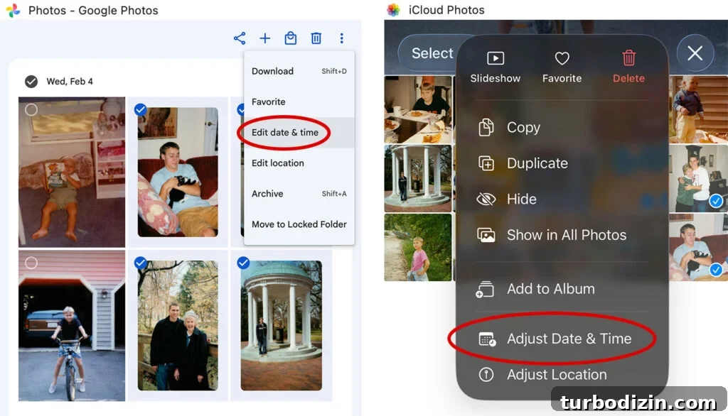 How We Organize Our Digitized Photos for Quick Access 10 How to Edit Date And Time In Google and Apple Photos