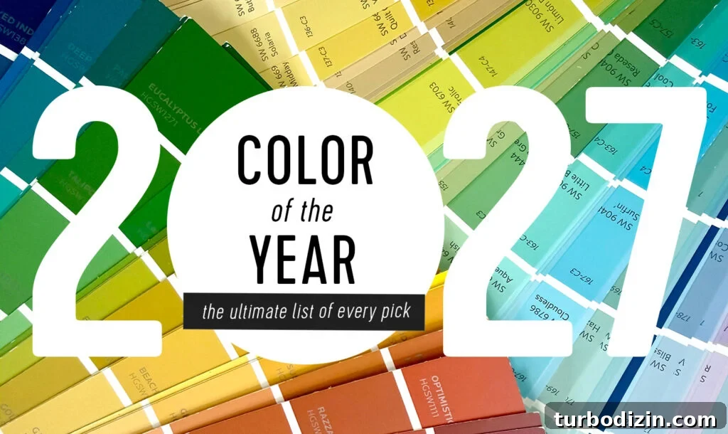 Every 2027 Color of the Year In One Place