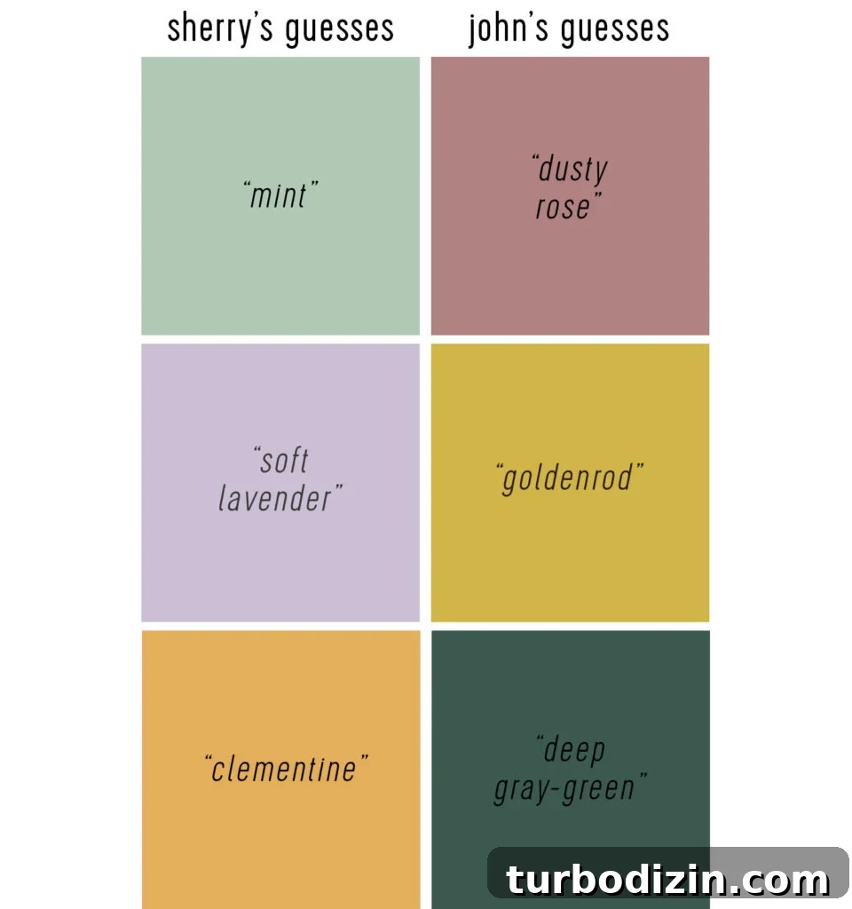 Sherry and John 2027 Color of the Year Guesses