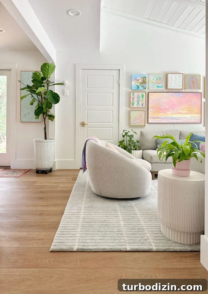 New Flooring FAQ: Answers About Installation, Care and Warranty 5 View From Bathroom After The Renovation With New LVP Floors