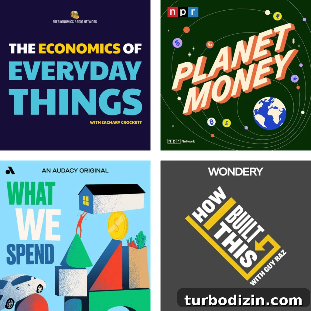 Our Favorite Podcasts of All Time 8 Favorite Business Money Podcasts The Economics of Everyday Things Planet Money What We Spend How I Built This