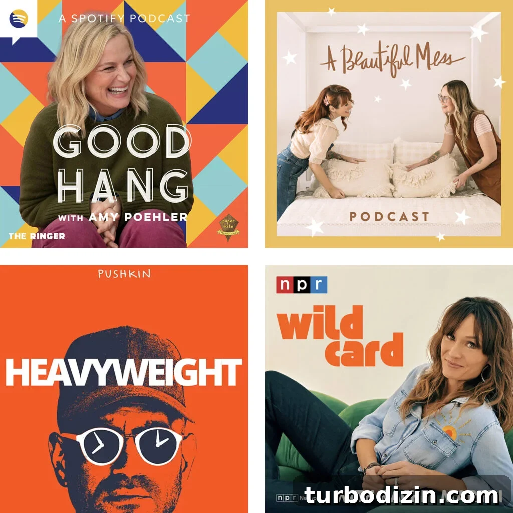 Our Favorite Podcasts of All Time 10 Favorite Personal And Interview Podcasts Good Hang Amy Poehler A Beautiful Mess Heavyweight Wild Card With Rachel Martin